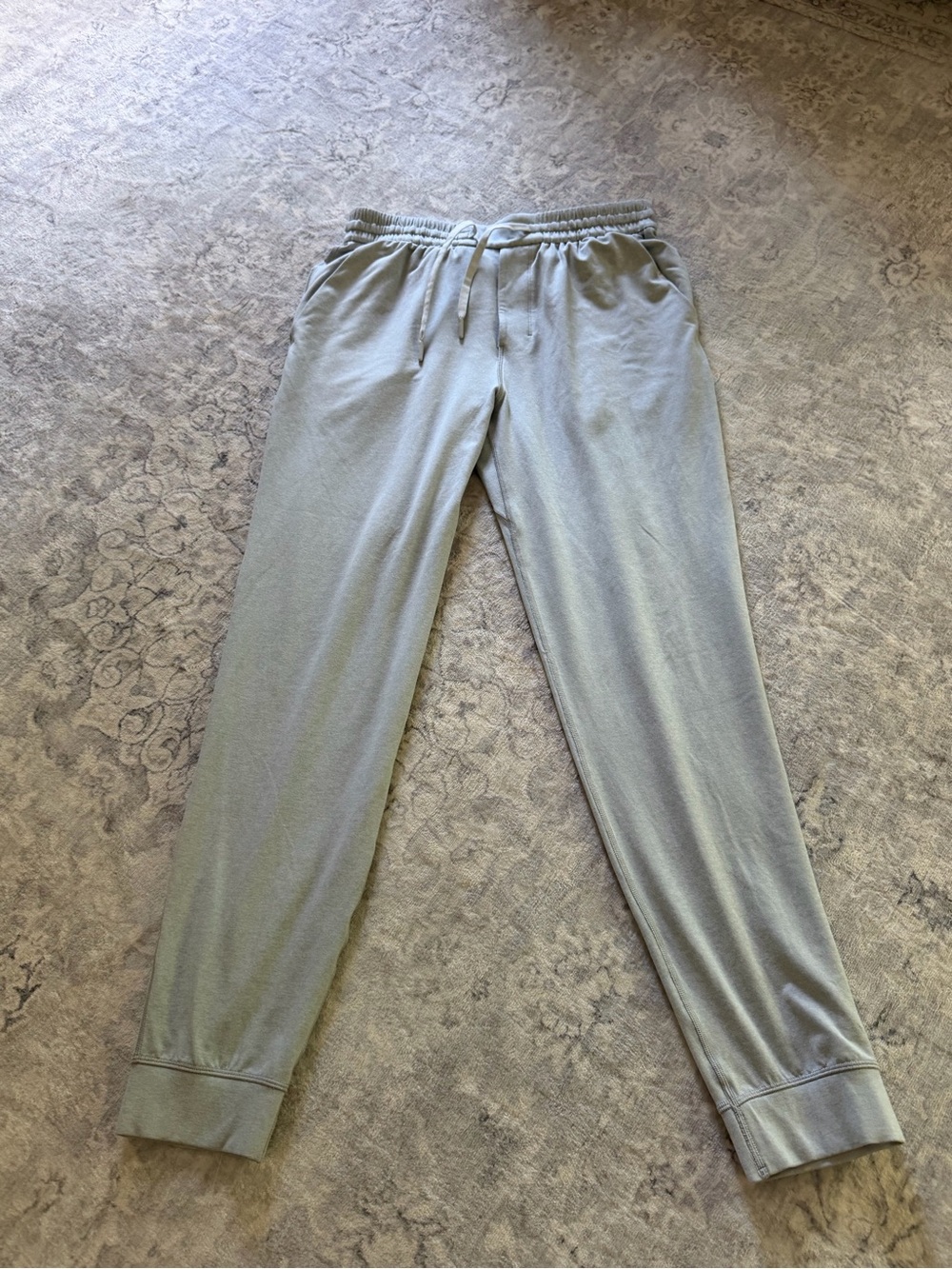 lululemon athletica Light Gray Sweat Track Joggers